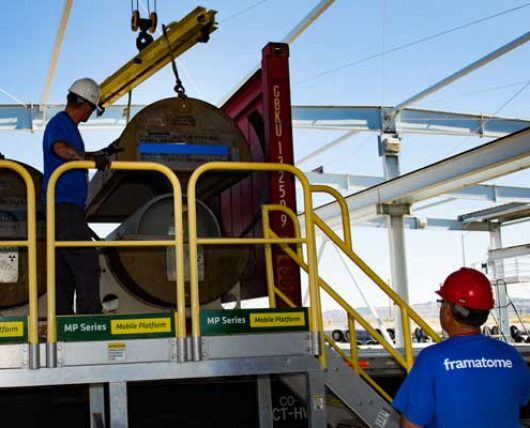 Aire de réception de l’uranium sur le site de Richland