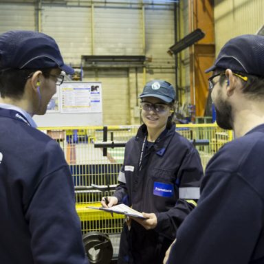 Debriefing sécurité en travée légère